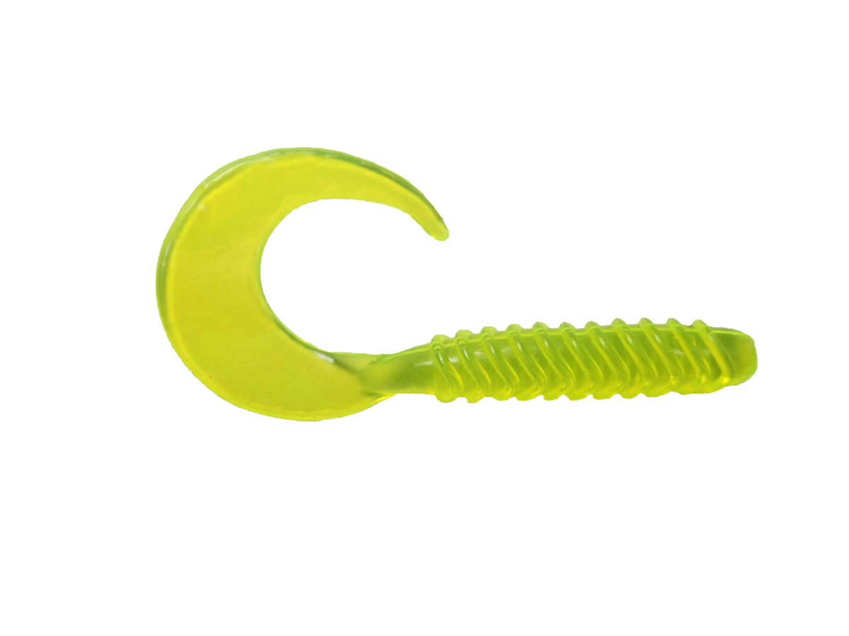 3 Curl Tail Grub - 2 Color (3FG-2) – Action Plastics - Soft Plastic Lure  Manufacturing
